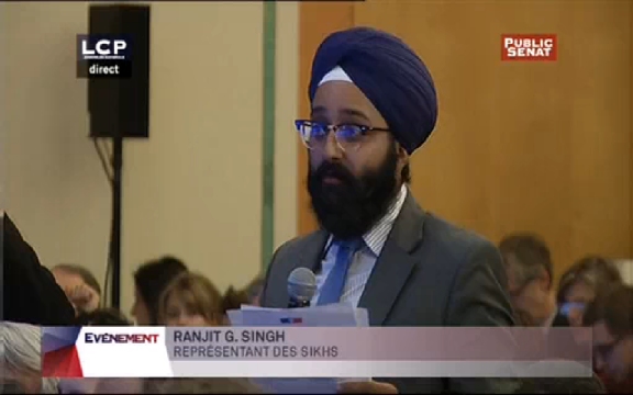 Ranjit Singh, Public Affairs Director for Sikhs de France