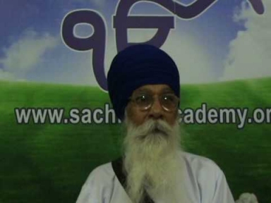 Nihang Dharam Singh of Sach-Khoj Academy