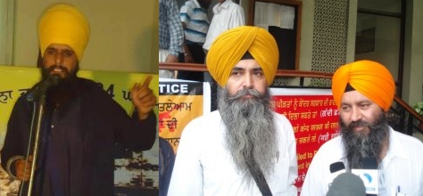 SEDITION CHARGES: Surinder Singh, Daljit Singh, and Kulbir Singh