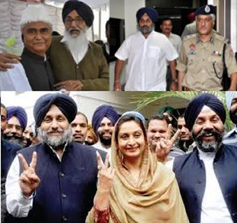 Manjit GK and Akali Leaders associated with Sikh Genocide